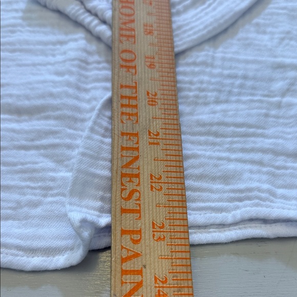 J. Crew Petite long-sleeve gauze tie-neck top Size Petite Small - Picture 8 of 11